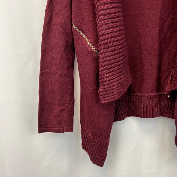 Market & Spruce Womens Cardigan Collared Long Sleeve Open Front Tight Knit S - Picture 8 of 10